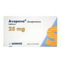 Cloropiramina Avapena 25 mg 20 Tabletas