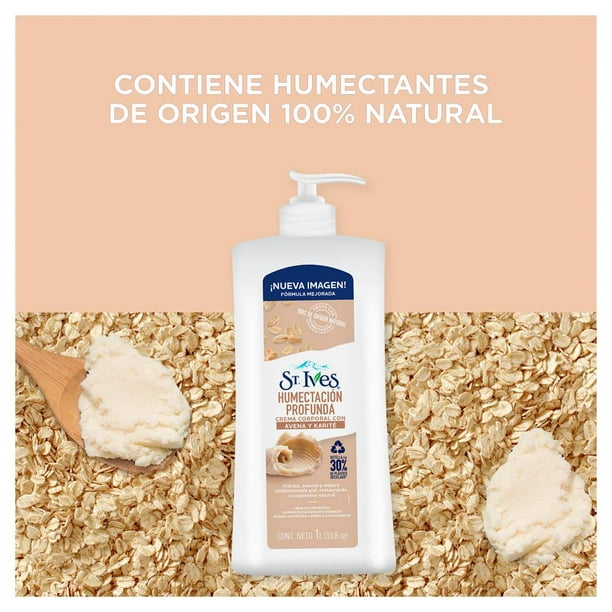 Crema Corporal St. Ives Avena y Karité 1 L