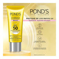 Protector Solar Facial Pond's UV Miracle Bright FPS 50 con Niasorcinol 40gr