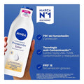 Crema corporal humectante NIVEA protección solar fps15 220 ml