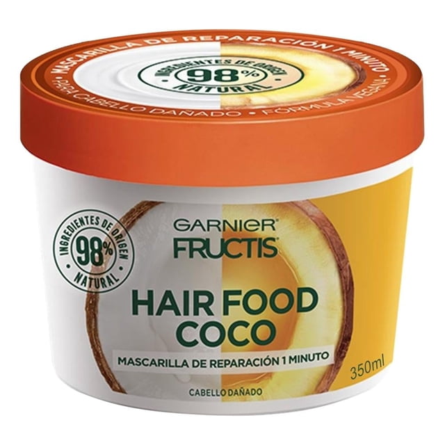Mascarilla para cabello Garnier Fructis hair food coco cabello dañado 350 ml