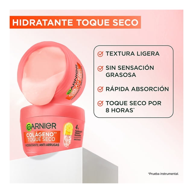 Gel hidratante Garnier toque seco anti edad 85g