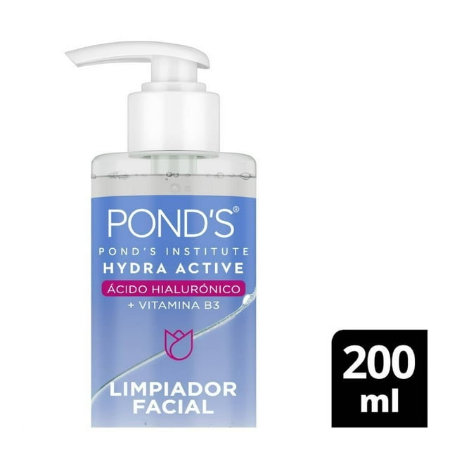Limpiador Facial Pond's Hydra Active ácido hialurónico 200 ml