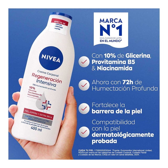 Crema corporal Nivea Repair and Care 400 ml