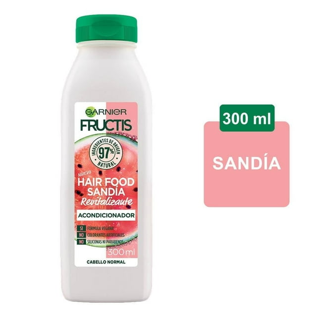 Shampoo y Acondicionador  Garnier Fructis hair food sandía revitalizante 300 ml