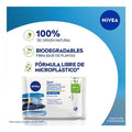 Toallitas desmaquillantes NIVEA piel normal biodegradables 25 pzas