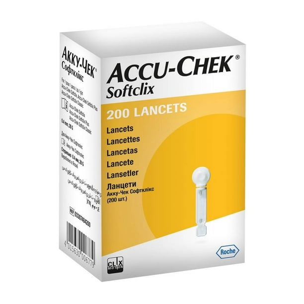 Lancetas Accu-Chek Roche Softclix 200 pzas