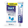 Pasta Dental Oral-B 3D White Blanqueador Avanzado Anticaries con Flúor 4 pzas de 120 ml c/u