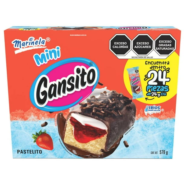 Mini Gansito Marinela 24 pzas