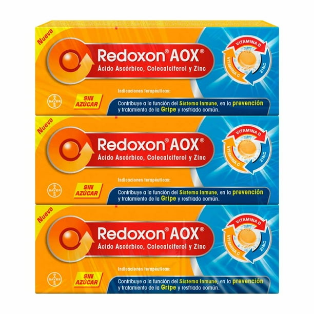 Tabletas efervescentes Redoxon AOX 30 pzas