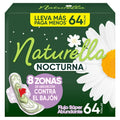 Toallas Femeninas Naturella Nocturna Flujo Super Abundante 64 pzas
