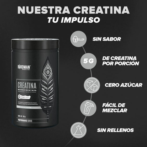 Creatina Monohidratada Birdman Performance Series 700 gr