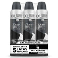 Antitranspirante en Aerosol Dove Men+Care Invisible Dry 3 pzas de 250 ml c/u