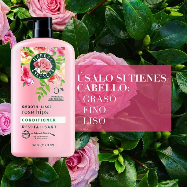Acondicionador Herbal Essences Suavidad Rosa Mosqueta 865 ml