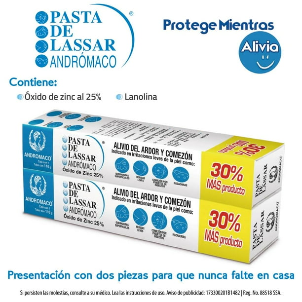 Pasta de Lassar Andrómaco 2 Tubos de 110 g c/u