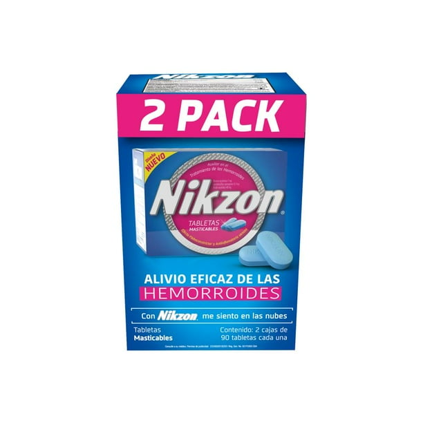 Tabletas Masticables Nikzon Nikzon 2 Pack con 90 c/u