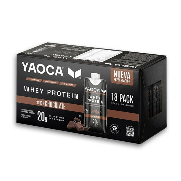 Suplemento Alimenticio YAOCA Sabor Chocolate 18 piezas de 330ml