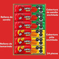 Dulces Enchilados Skwinkles Sabor Piña Tamarindo y Sandía Enchilada 24 pzas