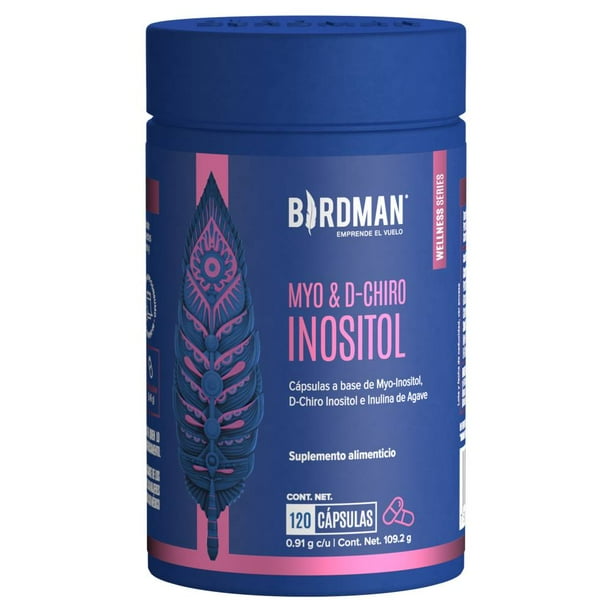 Suplemento Alimenticio Birdman Myo & D-Chiro Inositol 120 Cápsulas