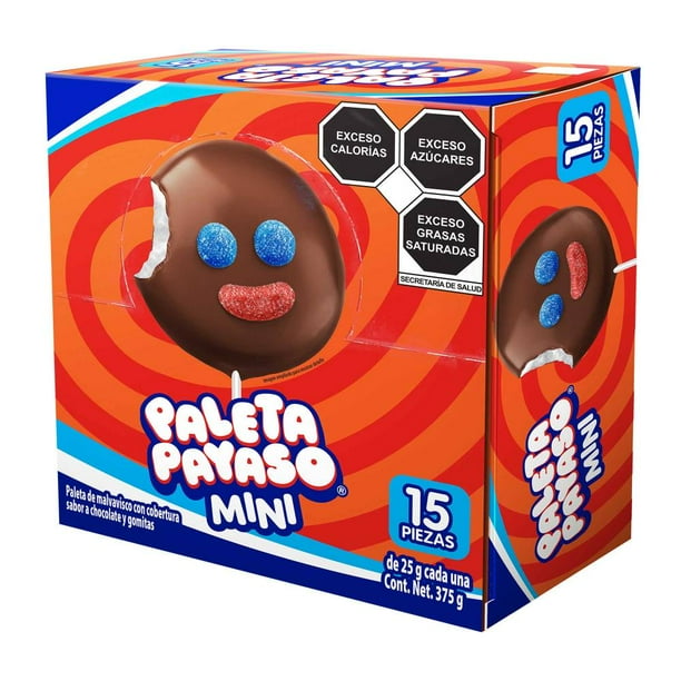 Mini Paleta Payaso 15 pzas