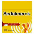 Paracetamol, Cafeína, Fenilefrina Sedalmerck 500 mg, 50 mg, 5 mg 40 Tabletas
