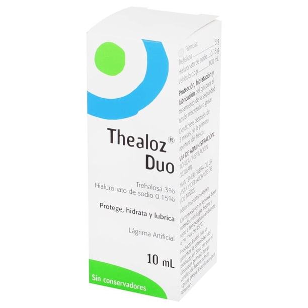Trehalosa Hialuronato De Sodio THEA MEX Thealoz Duo 3% 0.15% Lagrima Artificial 10 ml