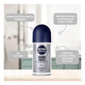 Antitranspirante NIVEA MEN silver ptorect antibacterial roll on 50 ml