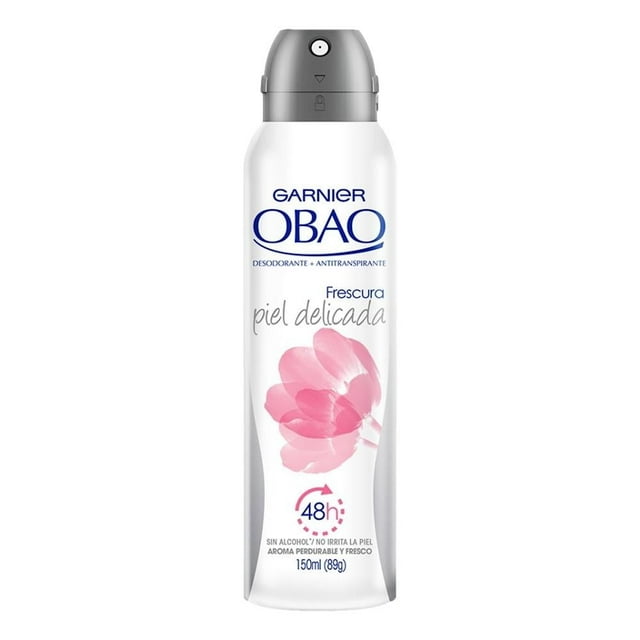 Desodorante antitranspirante Garnier Obao frescura piel delicada para dama en spray 150 ml