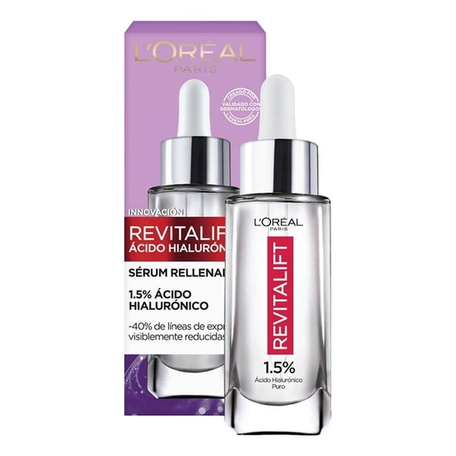 Sérum rellenador Loreal Revitalift ácido hialurónico 30 ml
